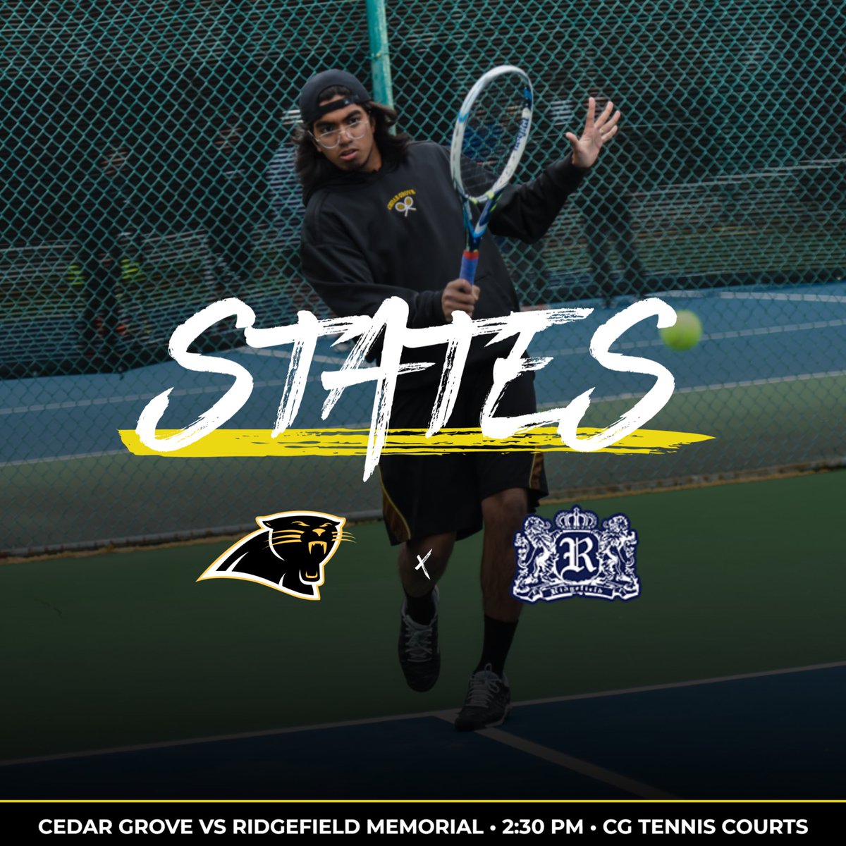 Good luck to our Boys 🎾 team as they take on Ridgefield Memorial in the first round of the NJSIAA North 2 Group 1 State Tournament! #LetsGoPanthers