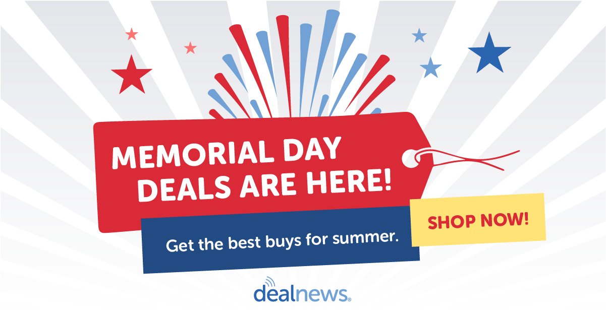 DealNews on X: Memorial Day is May 31, but you can shop the best summer clearance  deals NOW! See the biggest savings of the season on clothing, home &  garden, and more!