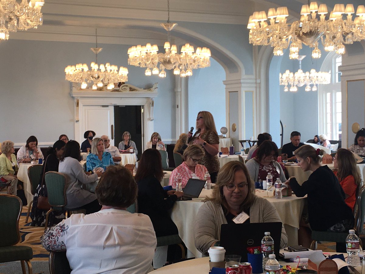 dejenkins's tweet photo. #TACTE Retreat - Collaboration, discussion, and sharing ideas on Legislative Priorities for Educator Preparation Programs. Looking forward to ensure quality prep. for future ready educators! @neehweeta @TXSTDeanEd - So excited about these collective voices focusing together! https://t.co/nxrPSOmmmI