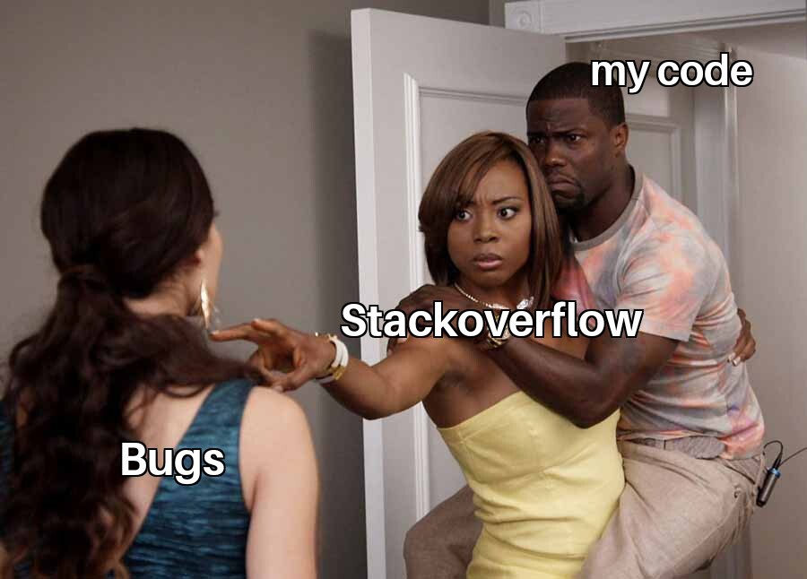 StackOverflow's tweet image. 🎵 Lean on me, when your code&apos;s wrong 🎵 #stackoverflowmemes #mememay