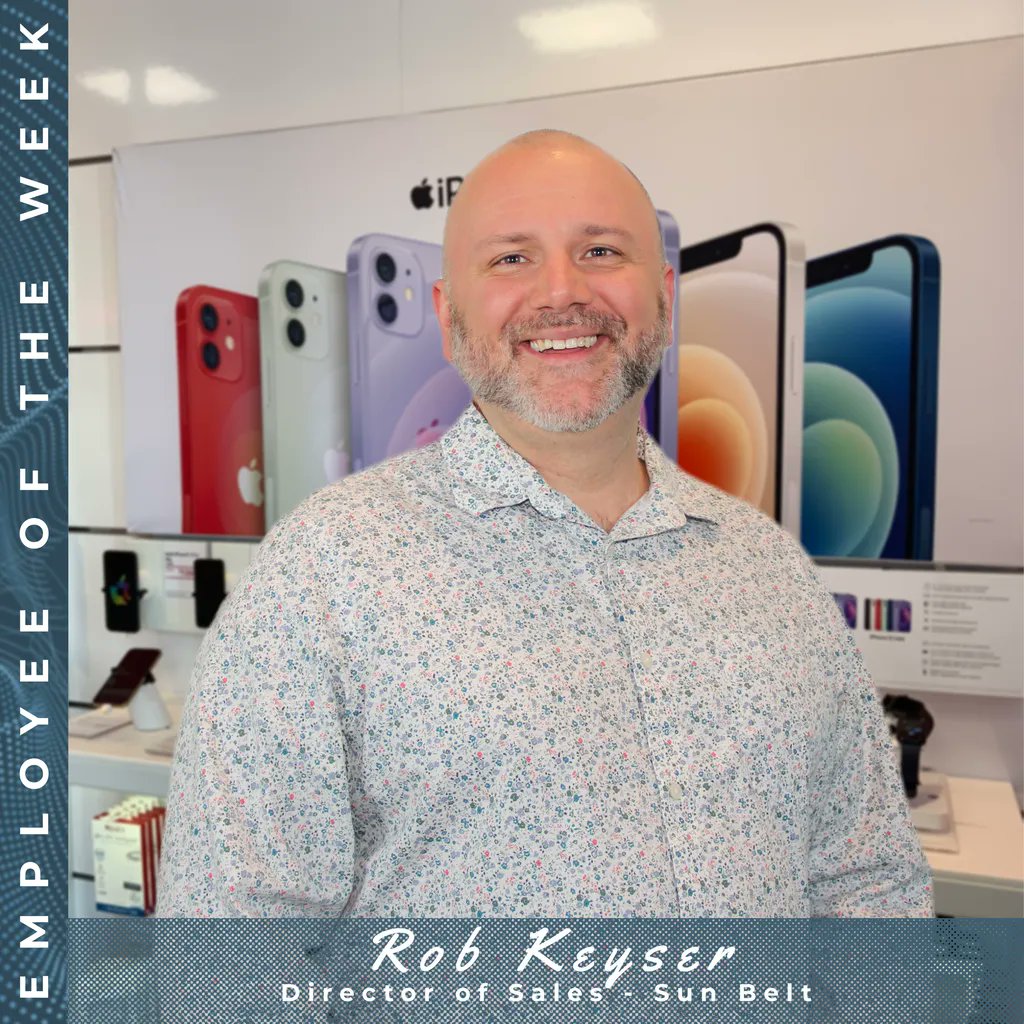 Happy Monday Express Family! It is time to celebrate our #employeeoftheweek
The one and only Rob Kyser 🎉 
 Rob's strengths as a sales driver, people developer, and strategist make him a valued member of the DOS team and a vital contributor to Express Stores. 
Congratulations 🎉