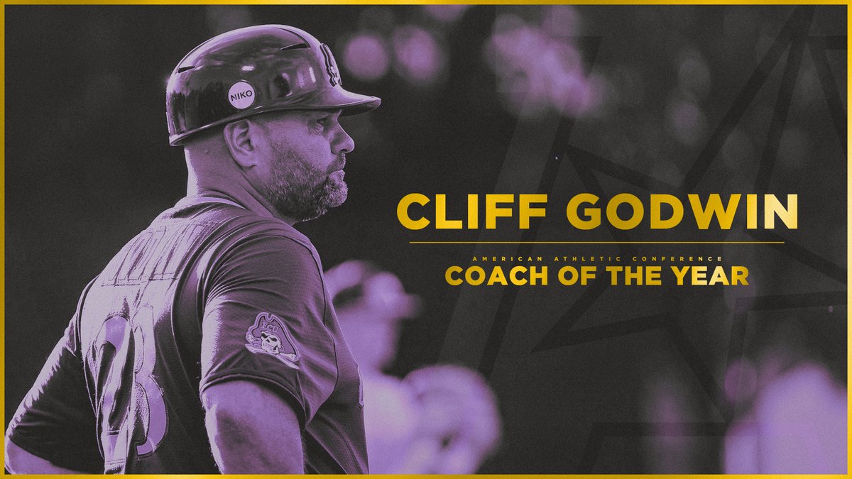 ECUBaseball's tweet photo. Earned 👏

@cgodwin23. Coach of the Year. https://t.co/qGpIUIeS97