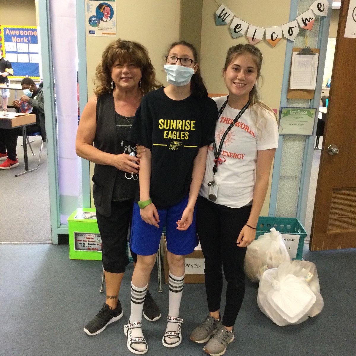 Happy 143 Day! 1-4-3 represents the number of characters in each word that makes up the phrase “I love you.” Check out some staff and students wearing kindness shirts in celebration! ❤️