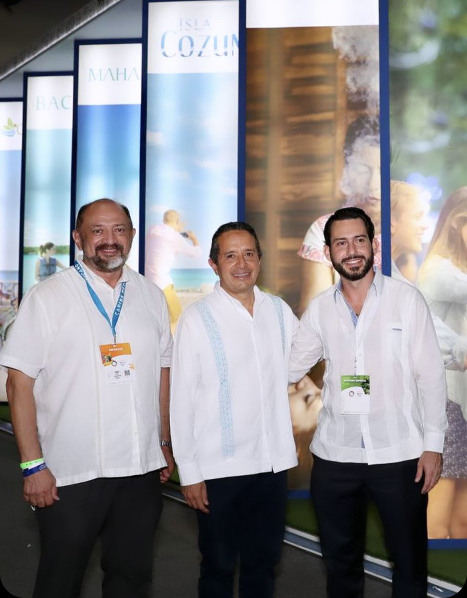 DarioFlota's tweet photo. Recorrí el pabellón del #CaribeMexicano junto con el gobernador @CarlosJoaquin y el Secretario de Turismo, @bernardo_cueto. Es un gusto trabajar de la mano para continuar fortaleciendo la promoción turística de todos los destinos de #QuintanaRoo.

#TianguisTurístico2022 https://t.co/TrVcTxyscl