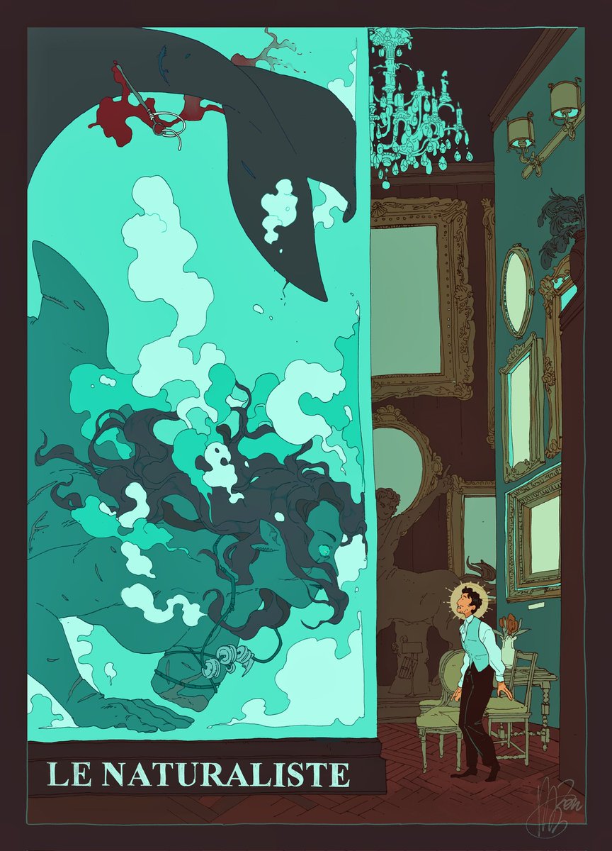 hakunette's tweet photo. •The naturalist•
Characters from a project with @Komaetoile 🖼️ #mermay2022 https://t.co/20olXVUw0W