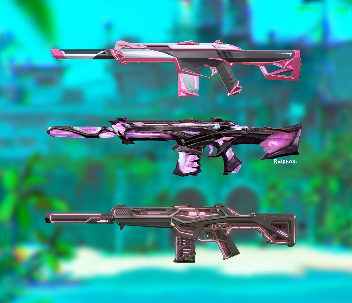 ralphbrb's tweet photo. Need some more pink variants 🥺 #VALORANT https://t.co/f3ChTHScfP