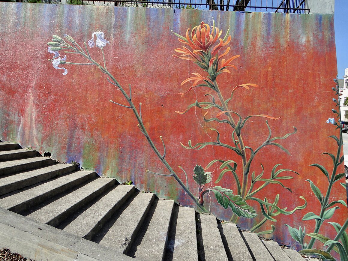 nani195's tweet photo. “The Botanical Mural”
#MonaCaron #art #streetart #mural #illustrations
#flowers #nature #wall #flores
#street #SanFrancisco #California https://t.co/zaEaJU99TN