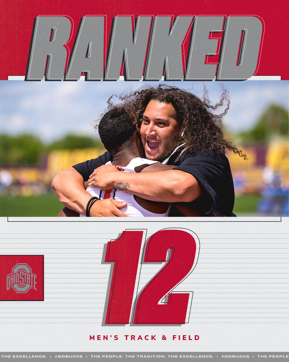 Heading into the <a href="/NCAATrackField/">NCAA Track & Field</a> regionals, here's where the Buckeyes are ranked!! 🌰

#GoBucks