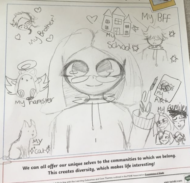 TerraceRoad's tweet photo. #TRPtoucans have been celebrating our differences and what makes each of us unique as part of our TRP #DiversityDay activities โค๏ธ๐#TRPethel #TRPrrs #TRPpm #TRPhum #TRPcre https://t.co/VRPM6aF2vh
