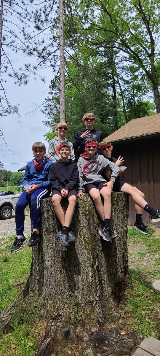 mvernon3's tweet photo. Finally after 3 years, 6th grade camp is underway! @LamuthMS @CampLaMuth @CampWhitewood https://t.co/t6Vq1Odu0r