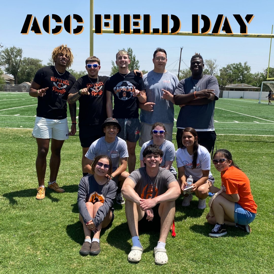 CaprockHigh_TX's tweet photo. Our ACC students participated in the annual field day with other ACC students in the district. They rocked it in relays, javelin, disc and soccer. Their amazing skills were cheered on by the Caprock Kind group who joined to help out and support our ACC CHS athletes. (1 of 2) https://t.co/CRT7gPP6aw