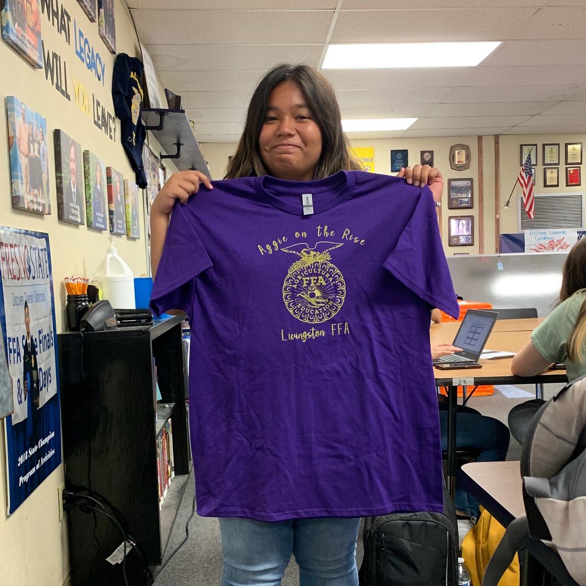 Congratulations to our Member of the Month Neveya Villa and our Aggie on the Rise Julissa Ortiz! Thank you for your contribution to our chapter.