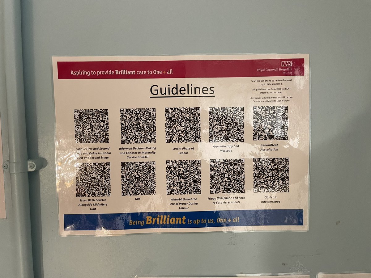 leann_morris16's tweet photo. Getting creative with digitalisation to ensure our staff @rchtmaternity are able to easily access our most up to date guidelines. Tailor made to each clinical area with their most used guidelines 😊 @DodgsonJosie @trudmister @SarahHHurst1 @Redsnapperswail @sallybrittain1 https://t.co/14yQxmaT9R