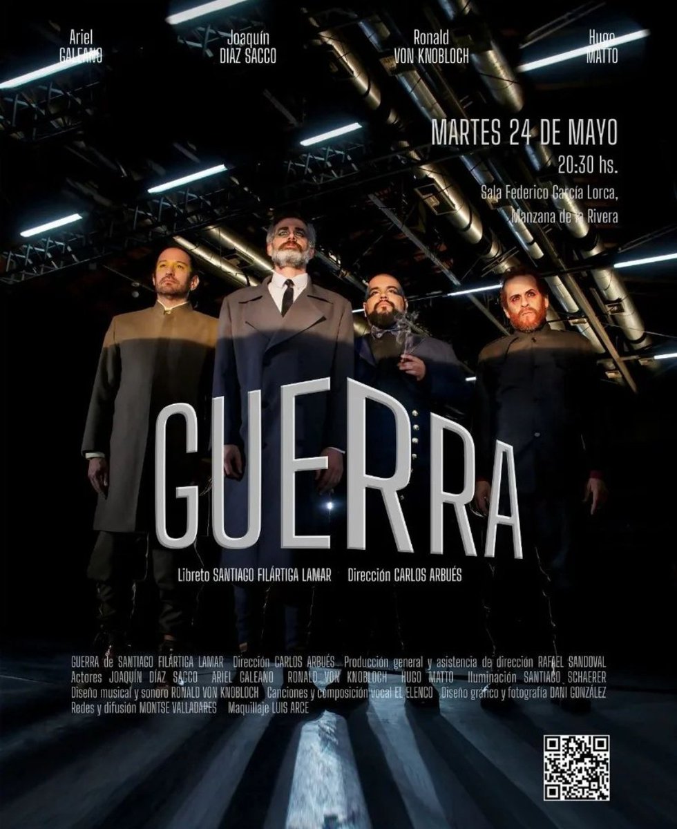 #Teatro mañana martes última función! Si no la vieron, #recomendada !! <a href="/arielgaleanopy/">ariel galeano</a> <a href="/Ronaldvk/">RVK</a> <a href="/hugomatto/">hugo matto</a>