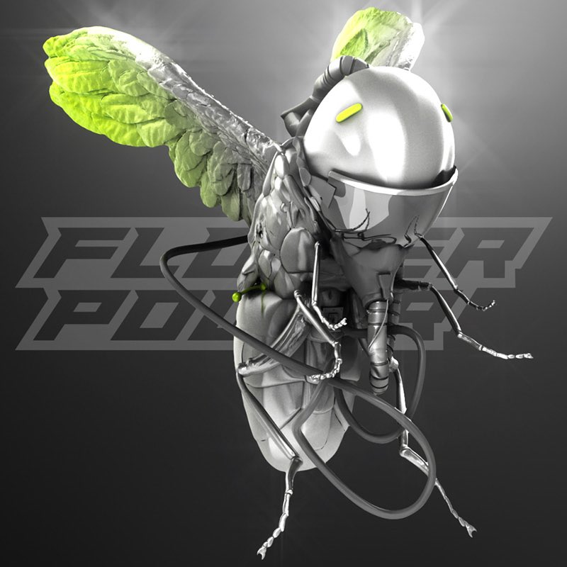thisisludotwee1's tweet photo. Early tests of bees pollinating your @btcflower :) https://t.co/J4PZBSY0Gt