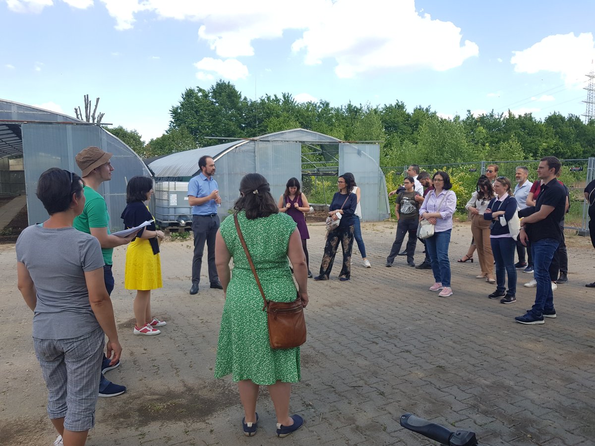 cityzeninterreg's tweet photo. Fascinating visit of the city garden in Eschborn during the #CityZen staff exchange from May, 17-19. Thank you for having us #Stadtgarten #Eschborn and demonstrating what #urbanfarming can look like! https://t.co/lIjyRzIg8k