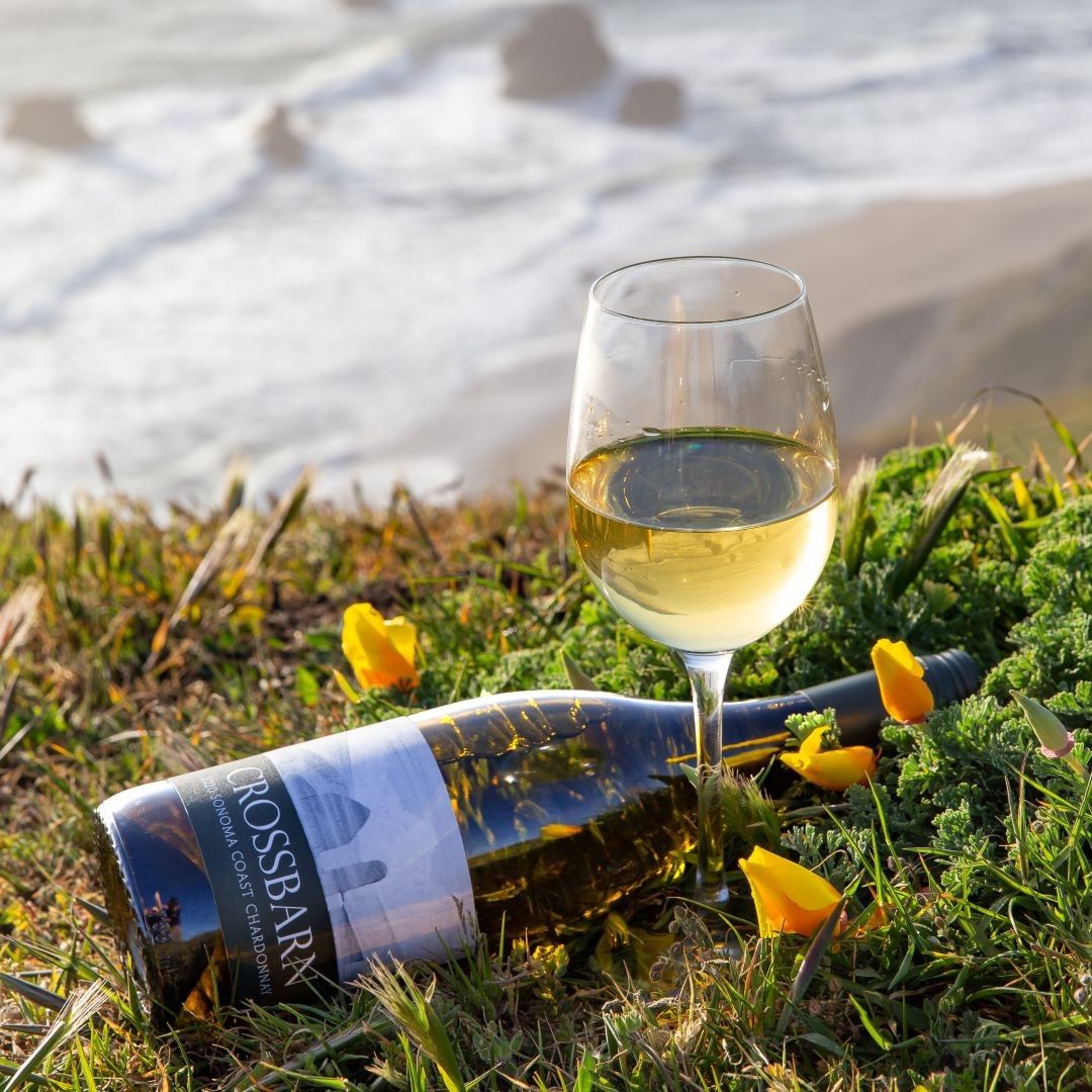 With #nationalchardonnayday around the corner, <a href="/CrossbarnWinery/">Crossbarn Winery</a> has us covered with their Sonoma Coast Chardonnay. Bright, crisp, and sourced from sustainably managed vineyards, it’s a refreshing companion for the warming weather bit.ly/3JYxAQX Sponsored