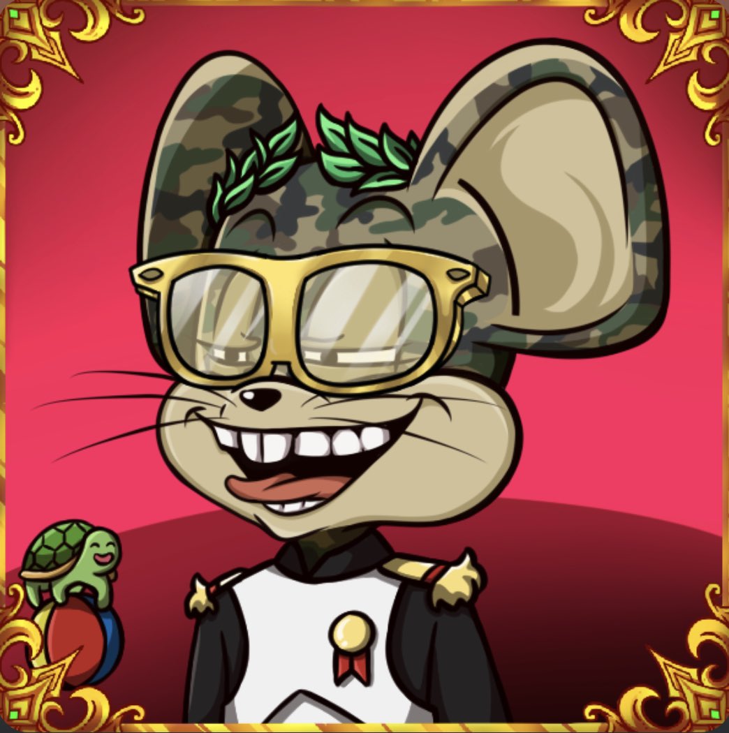 drvictoryy's tweet photo. Just swept my 3rd @MadMouseCircus Genesis to get my 3 role Gouda🧀 boost. I’ll use Gouda to buy #NFTs, participate in raffles and DA’s, and lvl up, on top of receiving a free phase 3 mint per Genesis for the upcoming collection that’ll knock your socks off #GMC #WordofMouse https://t.co/j86gOzu434