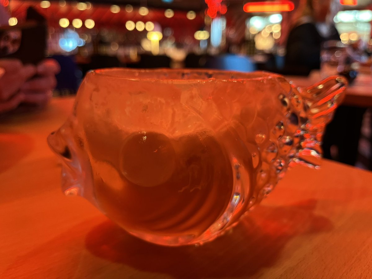 When you order the Goldfish cocktail at Razzle Dazzle - and you get a goldfish! #vvfirstmates #valiantlady #virginvoyages #cruiselife