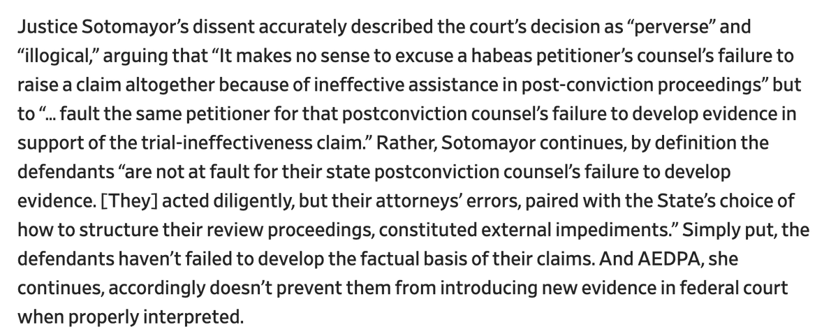 LeahLitman's tweet photo. now up at @Slate: my recap of today's opinion in Shinn v Martinez Ramirez | Which Constitutional Right Did the Supreme Court Gut Today?

https://t.co/ahNYXY5T01 https://t.co/zJP3U66YuT