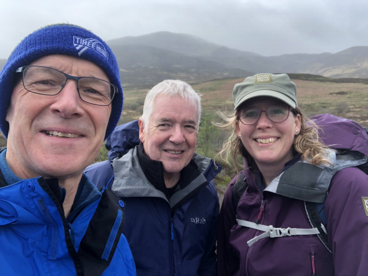 Great visit to Schiehallion today with <a href="/JohnMuirTrust/">John Muir Trust</a> to see the new access path. Such a stunning part of #PerthshireNorth