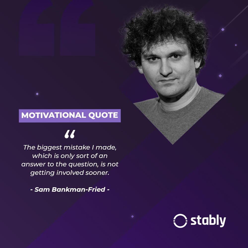 ❓Do you think we are still at the early stage of this crypto space?❓

#MotivationalQuote
—
Visit our website: stably.io
Get the latest updates: t.me/Stably