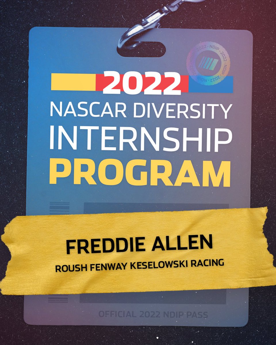 FAllen_III's tweet photo. Extremely excited to announce that I'll be spending my Summer interning with @RFKracing through the @NASCARDiversity Internship Program! #NDIP22 @NASCAR https://t.co/9mfMnaCJ20