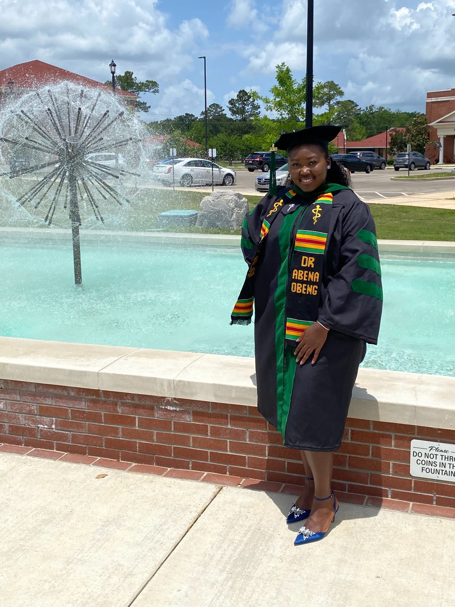 AObeng_'s tweet photo. Officially Abena Obeng, DO, MS! https://t.co/GZ57plmQQy