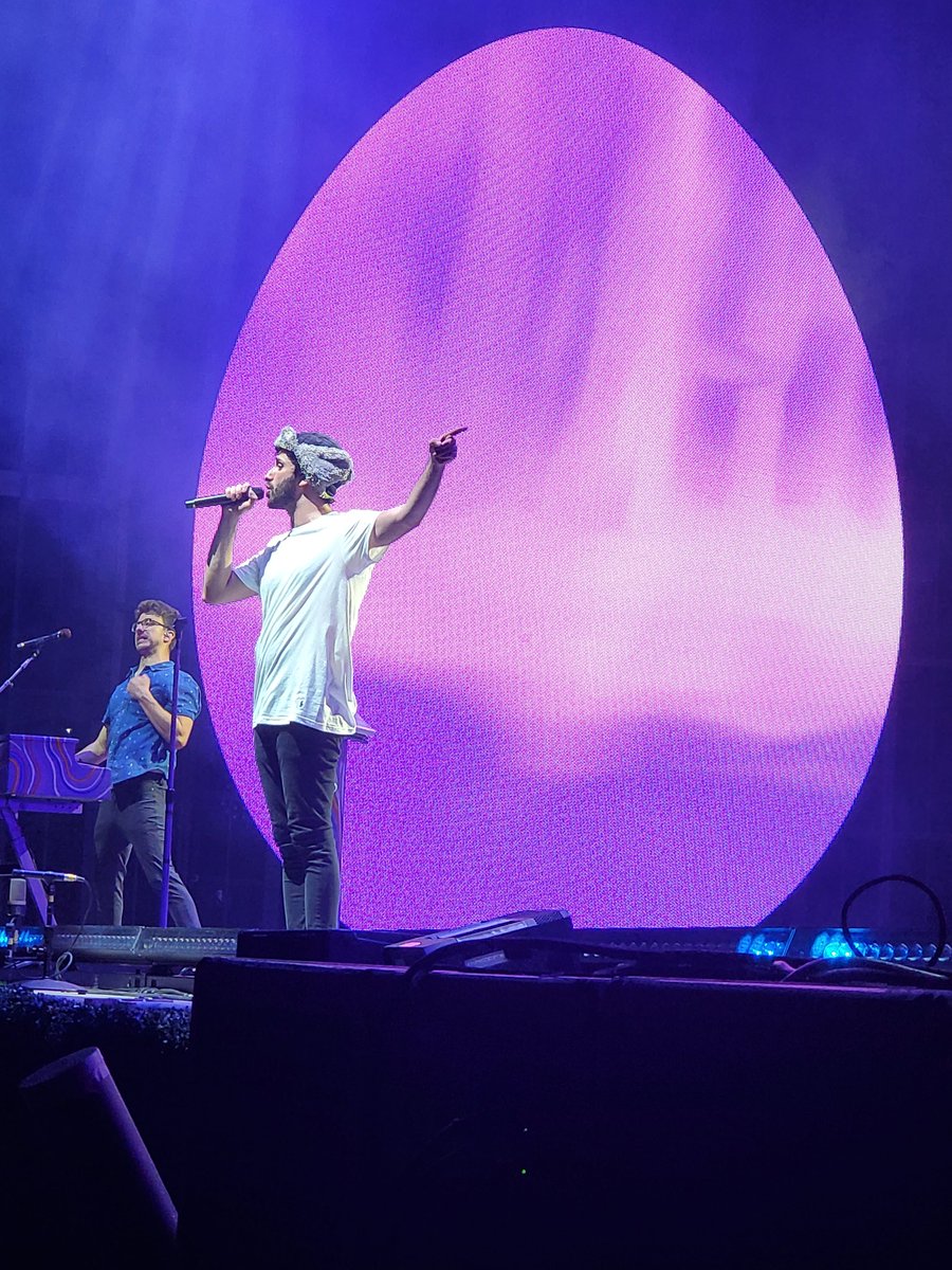Britney1715's tweet photo. @AJRBrothers truly do put on the best shows! We took a 4 hour trip to see the the show again for this leg of the tour. We were lucky enough to get the barricade on @AdamAJRbrothers side of the stage for our first show in a pit section! Best experience ever! ❤ #OKONYC https://t.co/ivHrbNJgky