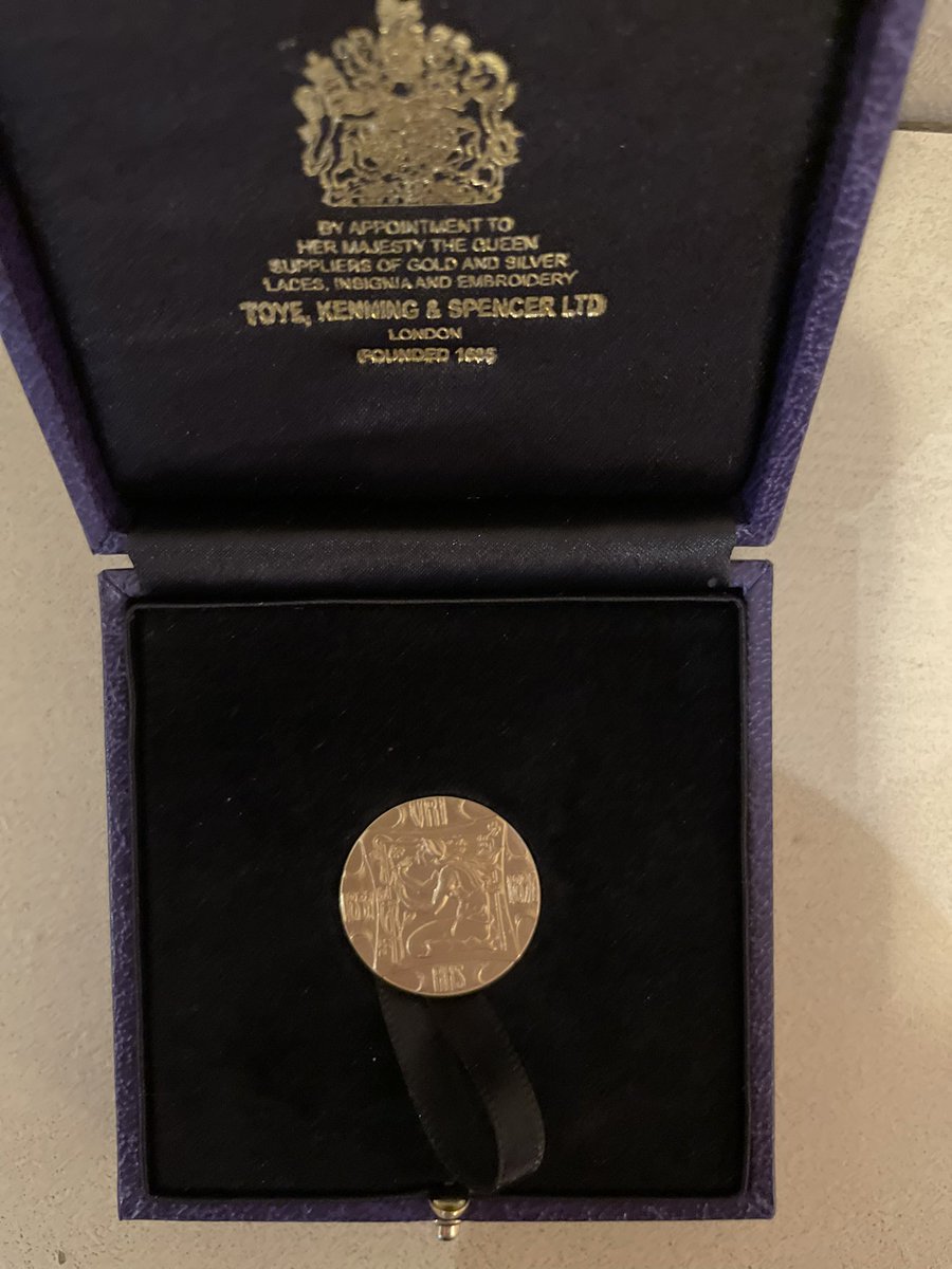 the Victoria Medal of Honour presented to me by the Royal Horticultural Society at Chelsea today.  I also gave the address at the President’s lunch. Later I met and chatted to her Majesty the Queen. Oh and I filmed all day for tonight’s programme at 8 pm on bbc2. Quite a day!