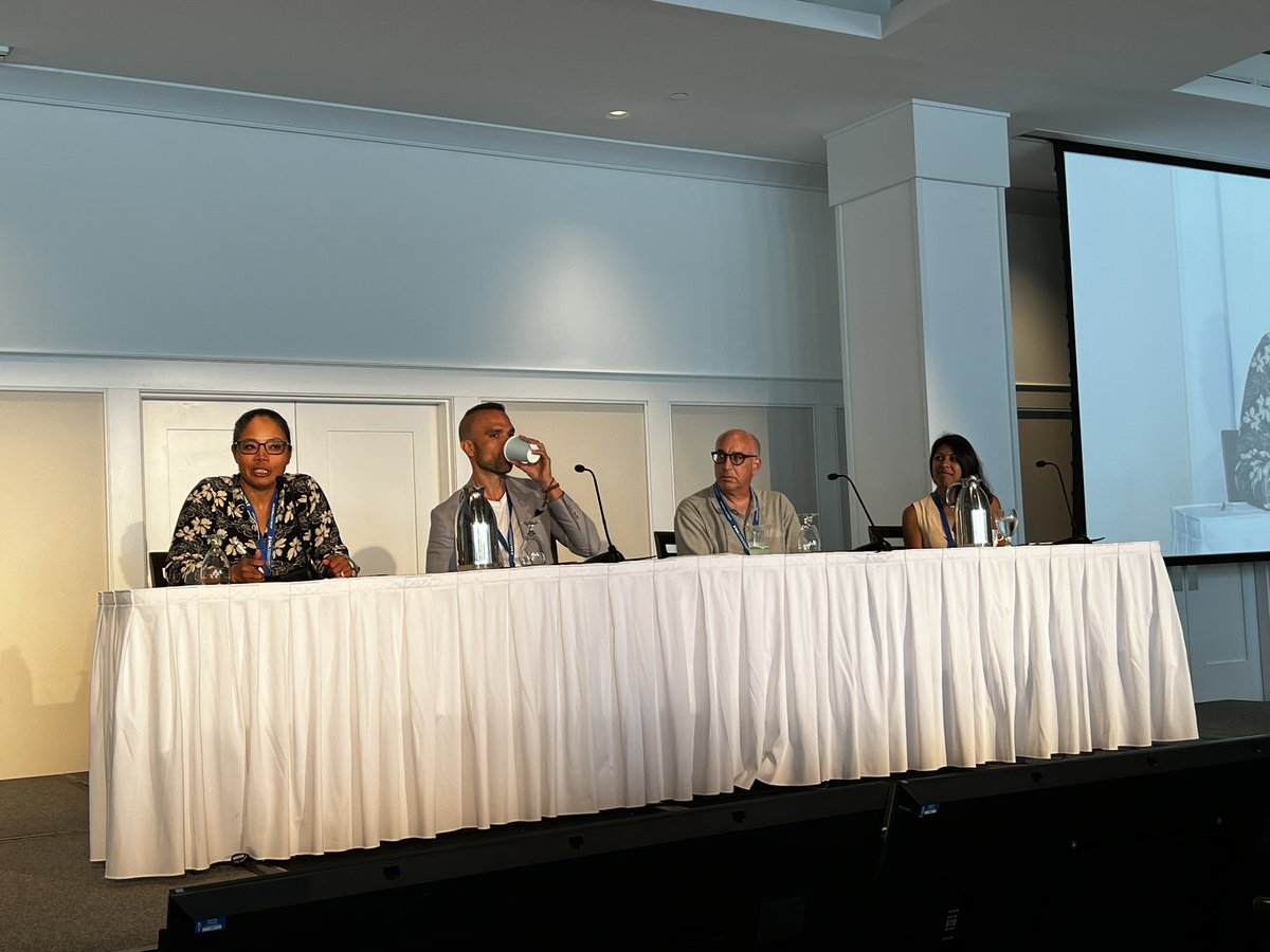 zakkohane's tweet photo. What do we need to publish about AI in the clinical literature? A panel with chief editors @NEJM @NatureMedicine @LancetDigitalH explores the question #SAIL22 @Dr_Hightower chairing https://t.co/BPGQA08VsO https://t.co/0WRr2ecNxB
