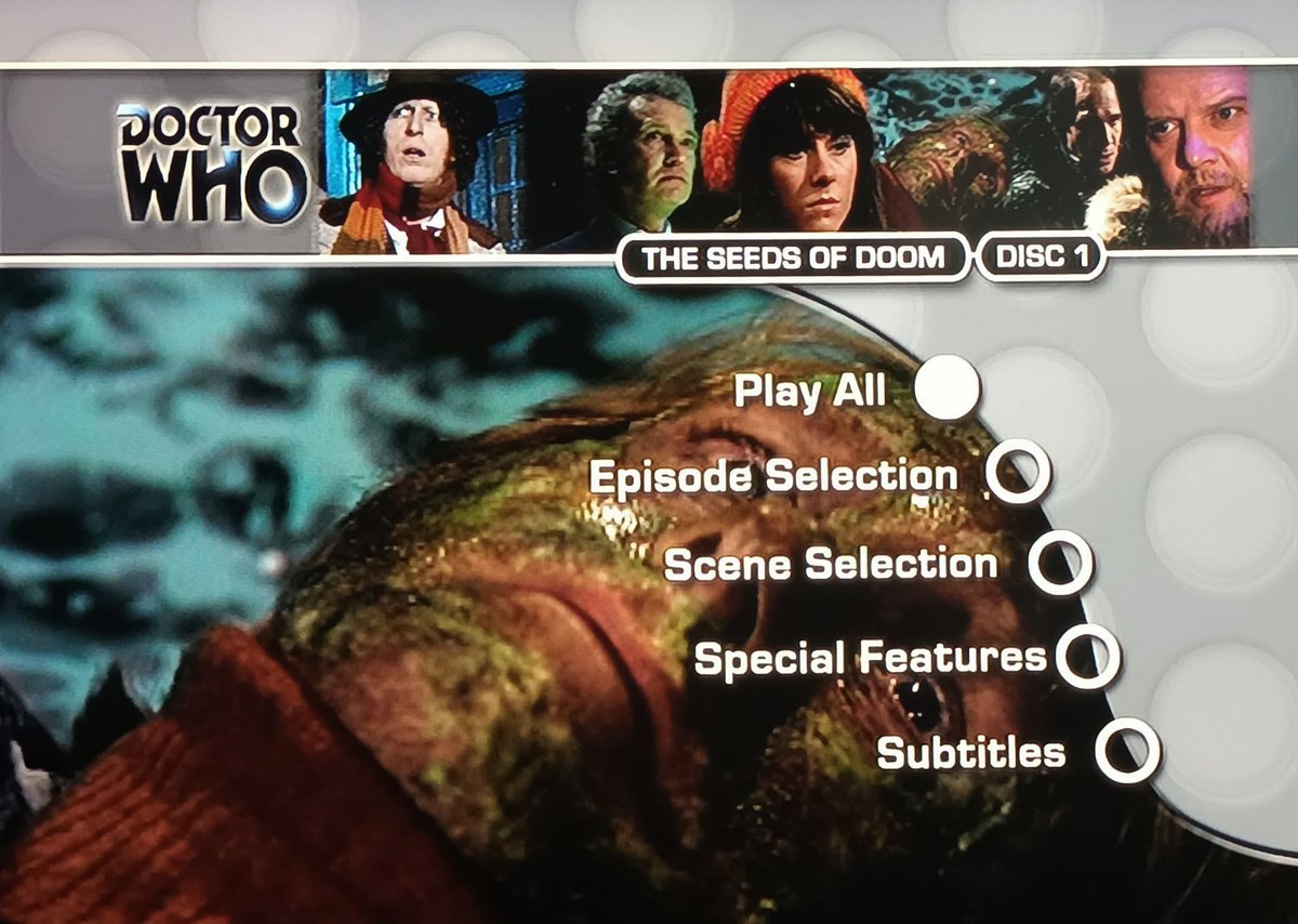 WhosThatGav's tweet photo. NO TOUCH POD 📺 #doctorwho #theseedsofdoom 🌱🌿🪴🌵🌾 https://t.co/9lY7WMySJ7