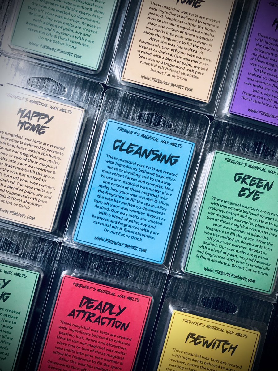 KyleBLeite's tweet photo. Restocked! Check out our New! Magickal Wax Melts! @ https://t.co/CHmec9YlKd #handmademagick #witch #witchcraft #stregone #conjure https://t.co/Lc7u6TTCET