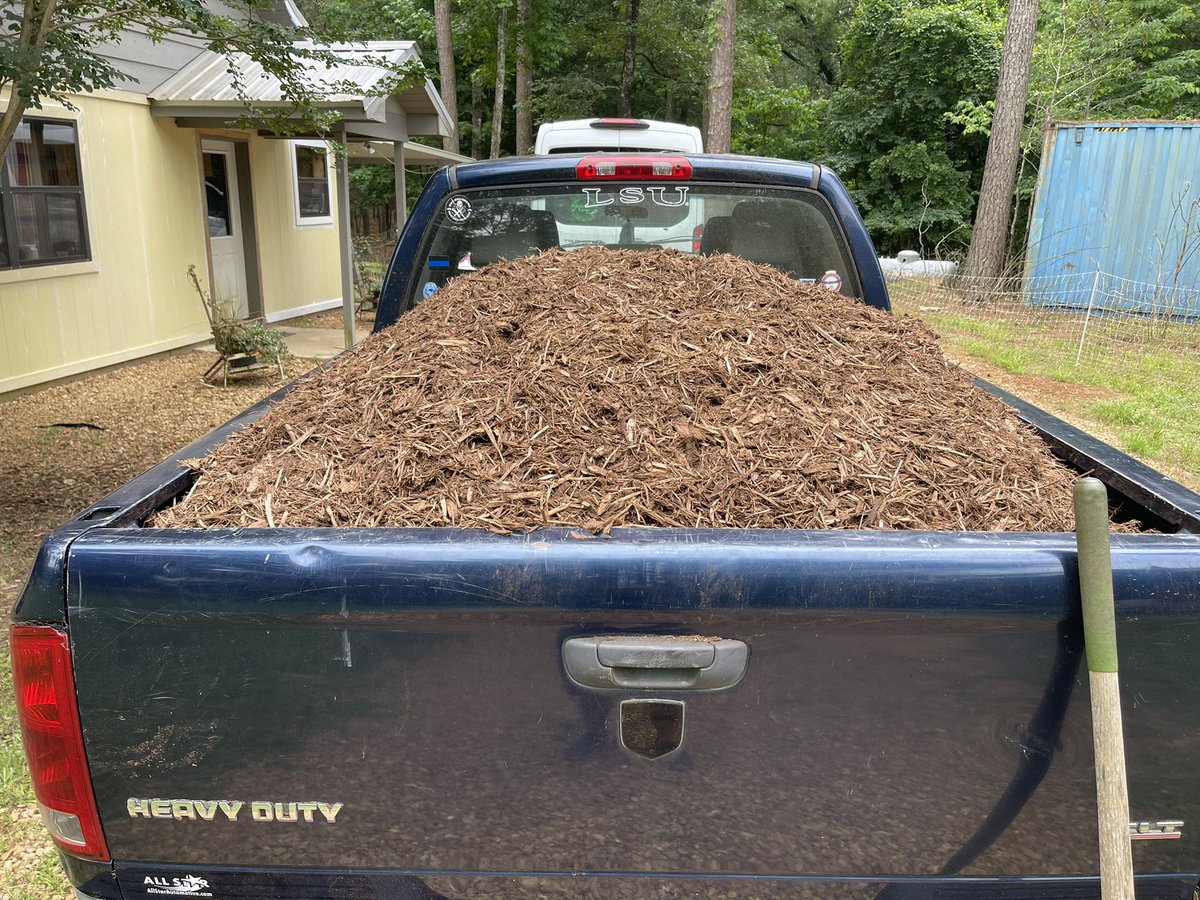 Inflation is bad, but $50 for a truck load of hardwood mulch ain’t bad. Same for pine mulch.