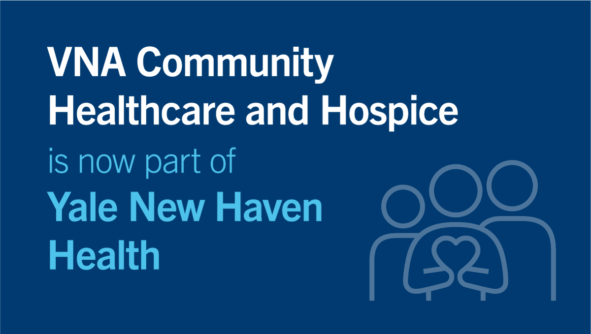 VNA_CHC's tweet photo. Thank you for following our company page! VNA Community Healthcare and Hospice's medically certified home care is now part of Yale New Haven Health. Follow @ynhhealth to receive updates in the future. Learn more: https://t.co/W4cwyqMAes. https://t.co/rj29Uah4V2
