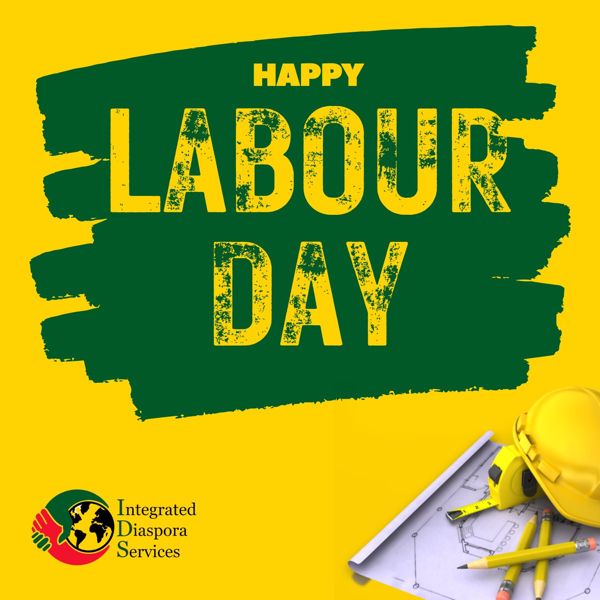 IDSCares's tweet photo. Happy Labour day Jamaica! Salute to all the workers who work tirelessly every day to bring peace and stability to their families and societies.  #HappyLabourDay #LabourDay #idscares #integrateddiasporaservices https://t.co/i8bx1qmUsJ