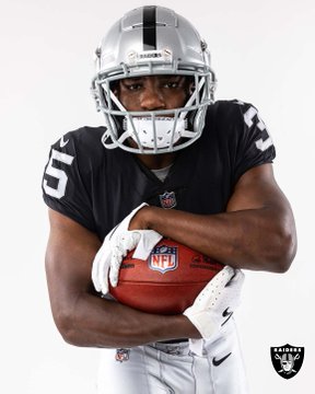 Look: First images of 4th round RB Zamir White in full Raiders uniform