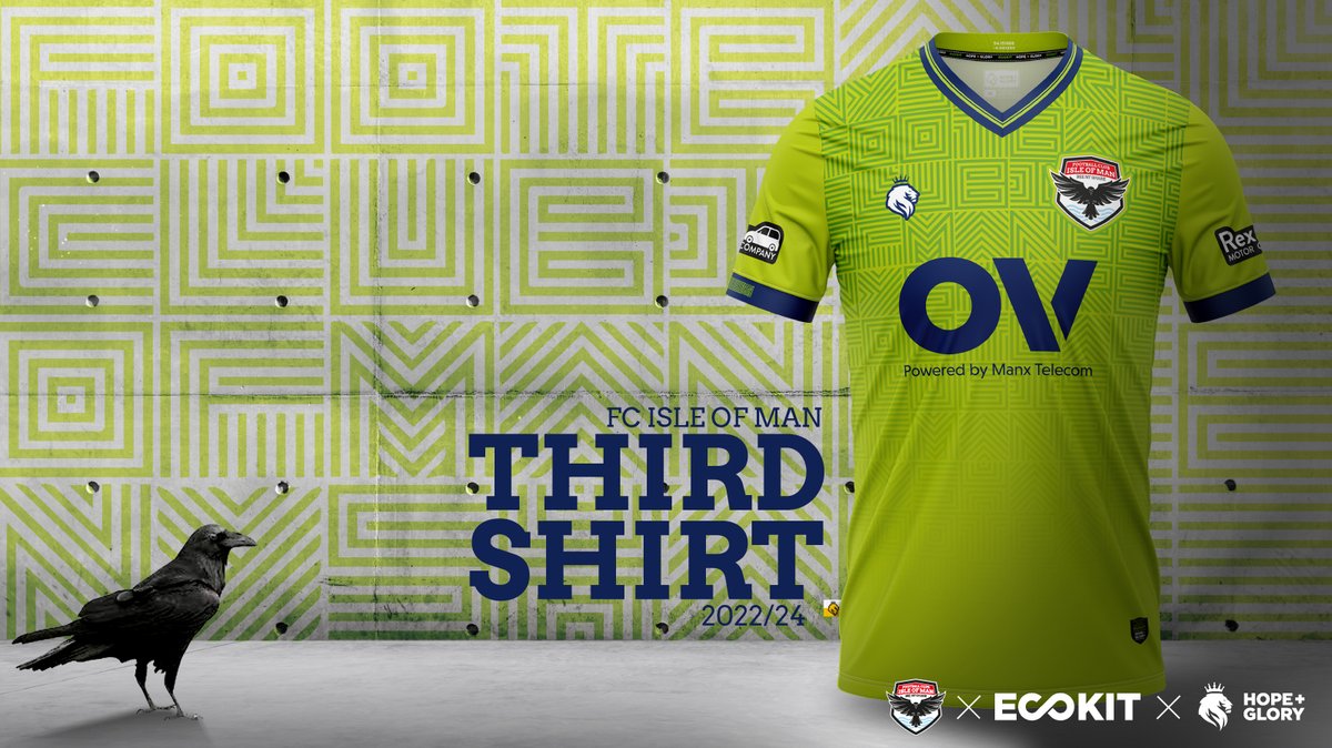 hgsportswear's tweet photo. INTRODUCING
The new @FCIsleOfMan 22/25 3rd Shirt.
Available now for pre-order: https://t.co/kYLnNdTygv
#UnleashTheRavens #EcoKit #RaiseTheBar https://t.co/bmMaSxcDD3