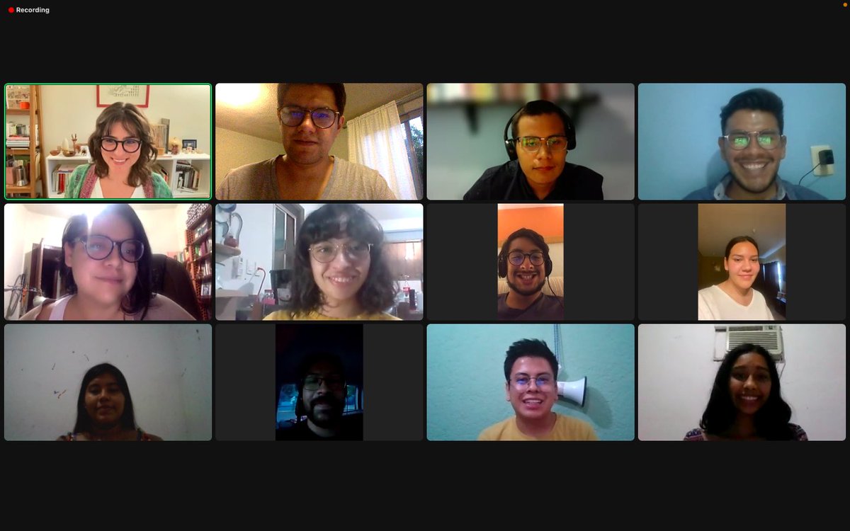 CCISmx's tweet photo. En el grupo de jóvenes del Proceso de Formación para la Acción de #QueSepanQueSabemos participaron desde Puebla, Guerrero, Chihuahua, Hidalgo y Yucatán. Las últimas dos semanas vimos los derechos, impactos y riesgos específicos y diferenciados de megaproyectos en sus territorios. https://t.co/nV1Zt2rkXG