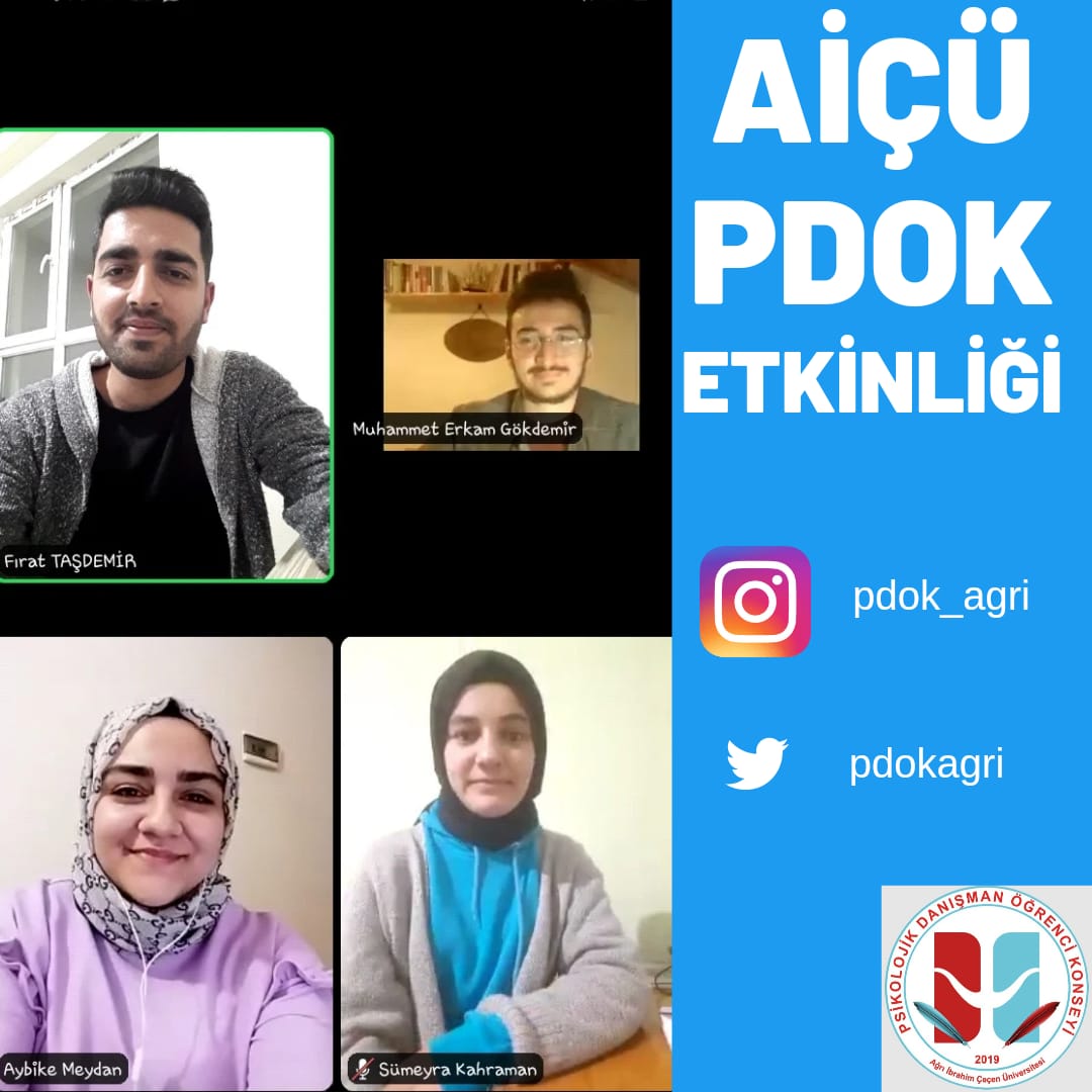 Merhabalar sevgili PDOK ailesi 💫
Psikolojik Danışman Erkam Gökdemir hocamız ve sevgili katılımcılarımız ile "Mezun Oluyorum Peki ya Sonra?" Konusunu ele alarak çok keyifli bir etkinlik gerçekleştirdik 🤍 
Kıymetli hocamıza ve etkilinligimize katılan herkese teşekkür ediyoruz❤️