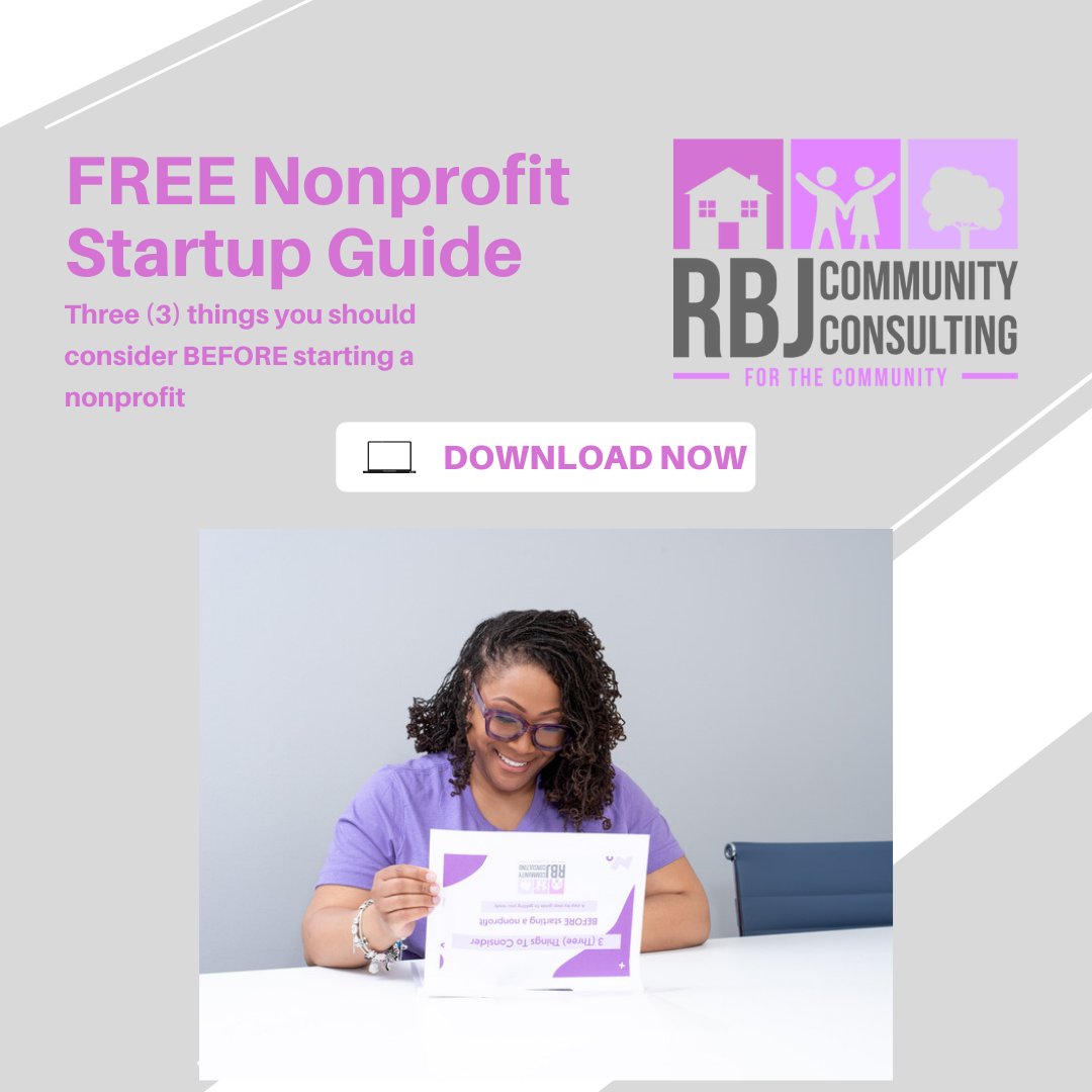 There's so much to think about & plan for BEFORE you decide to start a #nonprofit.
Download this #free guide to get some ideas of things you should be considering & completing before you move forward in starting your own nonprofit.
🠲 bit.ly/3lChByk 
 #nonprofitstartup