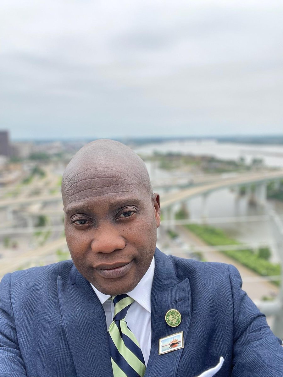 Overlooking the Mississippi River in Memphis