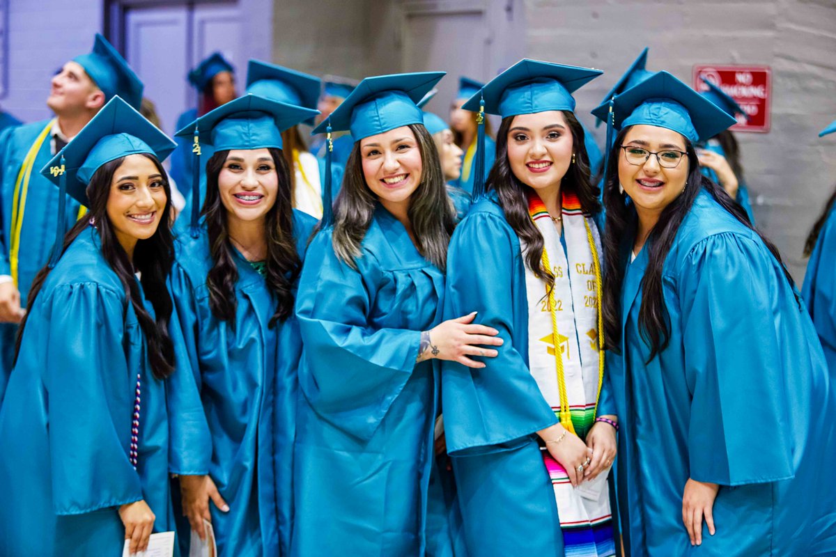PACPR's tweet photo. It was amazing to have all of our graduates under one roof again. 🎓💙 Congrats to the Class of 2022! Your perseverance, resilience, and hard work is a reflection of the South Side community, and we couldn't be more #PACproud! #PACGrad #PACGrad2022 #PaloAltoCollege https://t.co/xVaB4YObSP