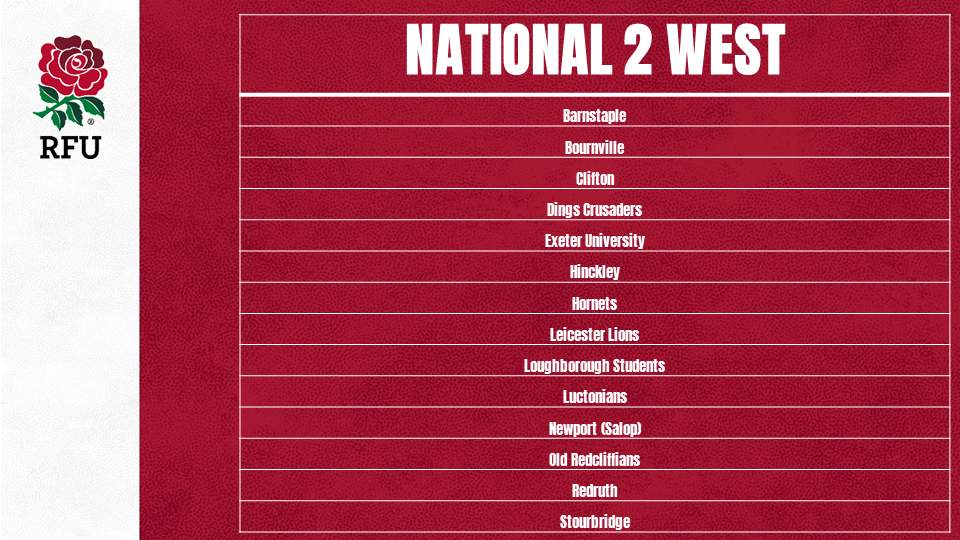 We have renamed this twitter handle which will be dedicated the the West Conference for National 2. Welcome to our new sides!
