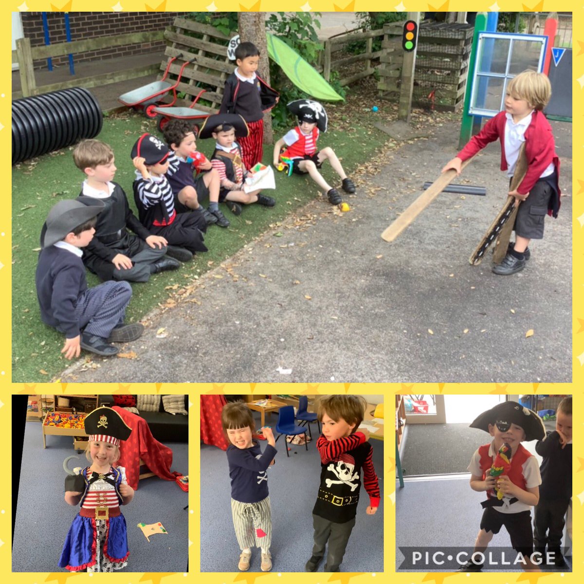 Yo ho ho! Our EYFS pirates had a fun time at their pirate party this afternoon. Good job they had planned it all so well last week! #writingforapurpose #readingfortreasure  🏴‍☠️👑🦜🏝⚓️👣🏴‍☠️🗺🧭