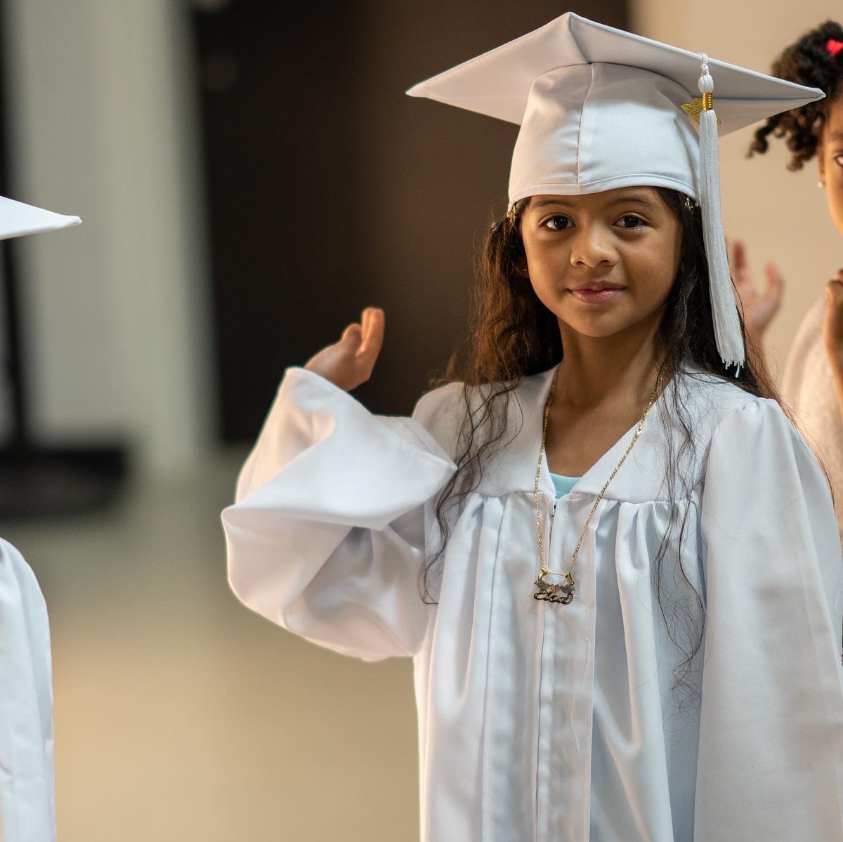 KIPPNO's tweet photo. Introducing the graduating kindergartners of #KIPPMorial! We are so proud of you all! We can’t wait to see you in 1st grade! 🎓🐺 https://t.co/5a6URLgctB