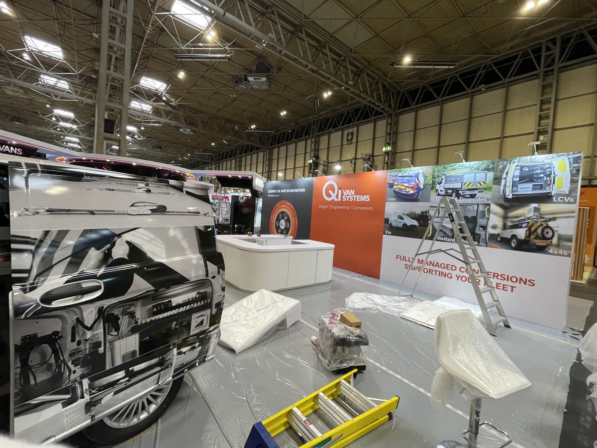 Very productive day for the <a href="/TheCVShow/">Commercial Vehicle Show</a>. We can't wait to see you there tomorrow! ➡

Come and see us on stand 5E81 for all your vehicle conversion needs. 👋

#vehicleconversions #racking #rackingsystem #cvshow22