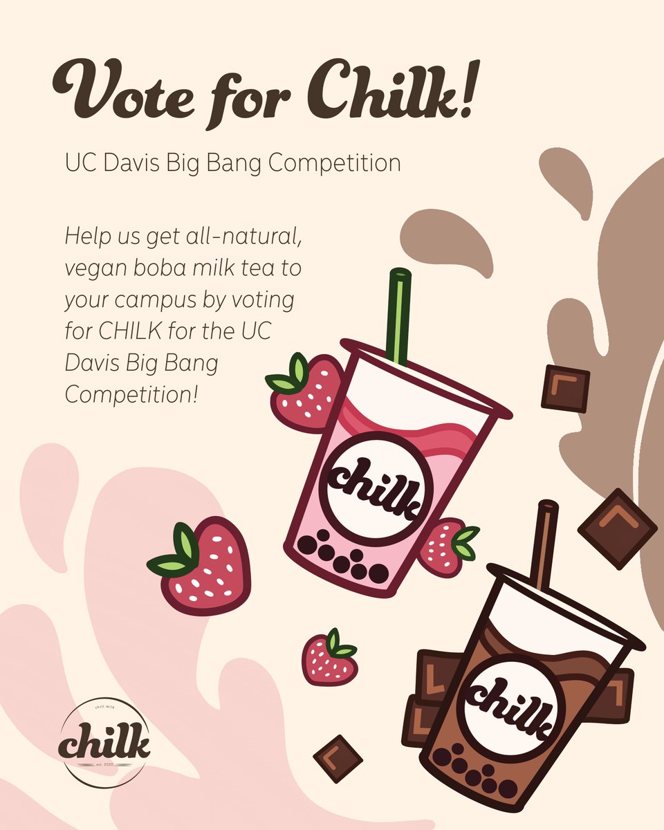 Chilk_Milk's tweet photo. Vote for us in the Big Bang competition before the deadline!! https://t.co/knDoGtuORb https://t.co/8DOiuejMxS