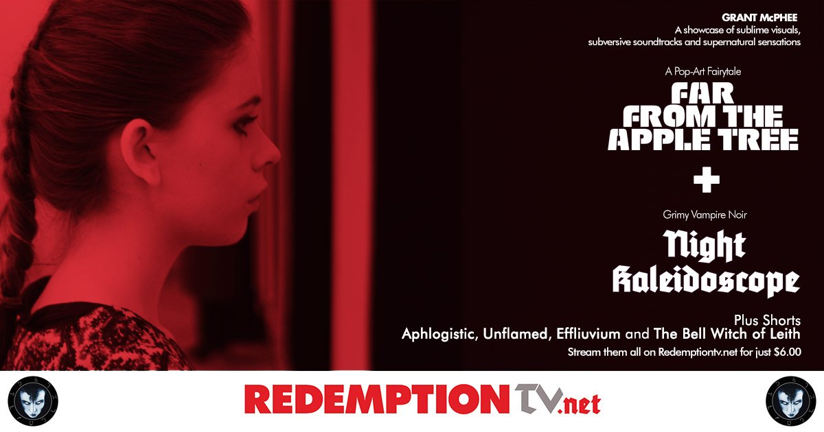This is your last week to catch our Grant McPhee Selection, feat Far From the Apple Tree, Night Kaleidoscope &amp; 4 shorts.
Both films will still be available individually &amp; Far From the Apple Tree will join Night Kaleidoscope on Redemption DVD soon!
#scottishfilm #scottishfilmmaker