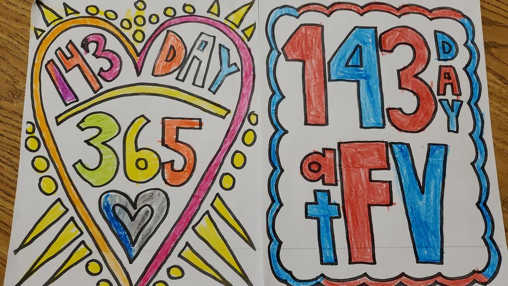 Thank you <a href="/mrsbirnsart/">MrsBirnsART</a> for creating these for #143DayinPA #143DayinFV! They made great simple smiles throughout the day!